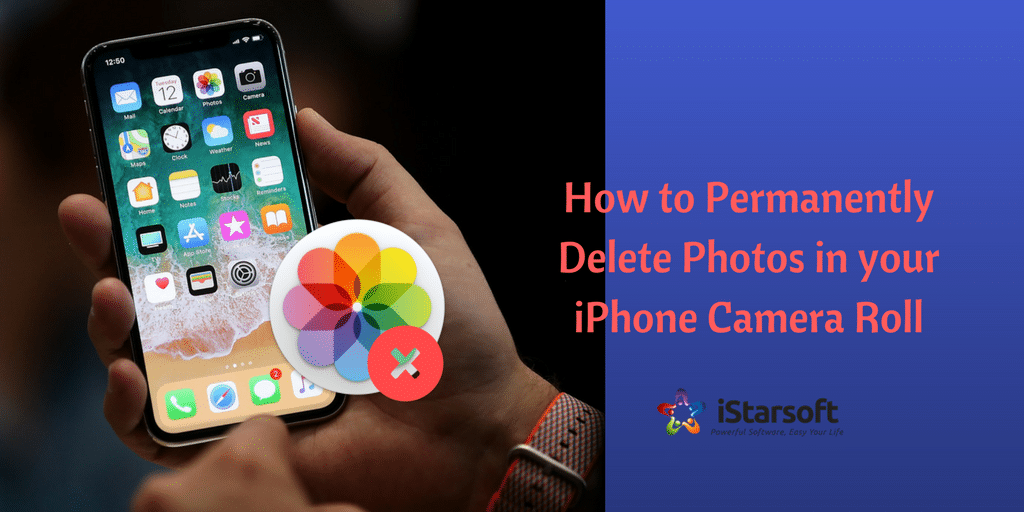 How to delete camera roll from iphone